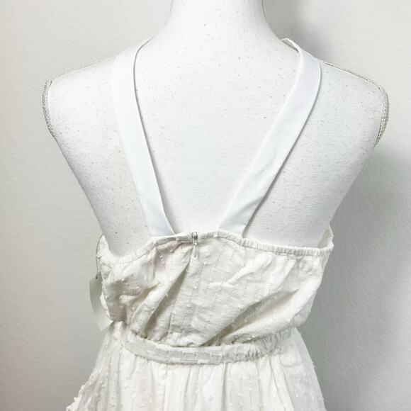 LDT CELIA WHITE EYELET TIERED MINI DRESS WHITE SIZE 10 BRAND NEW $179MSRP - Picture 5 of 7